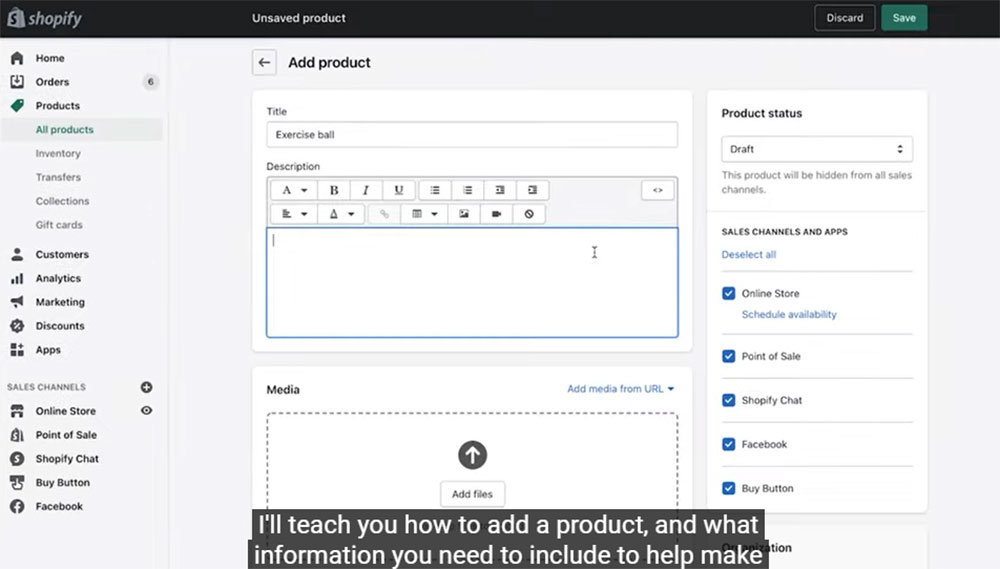 Add Products to Shopify
