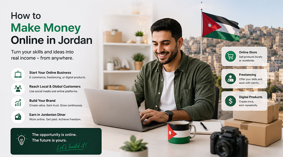 How to Make Money Online in Jordan