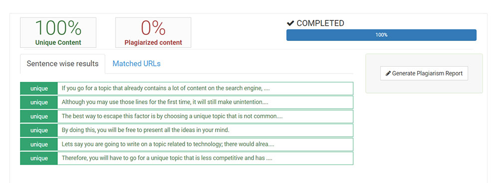 Plagiarism Checker