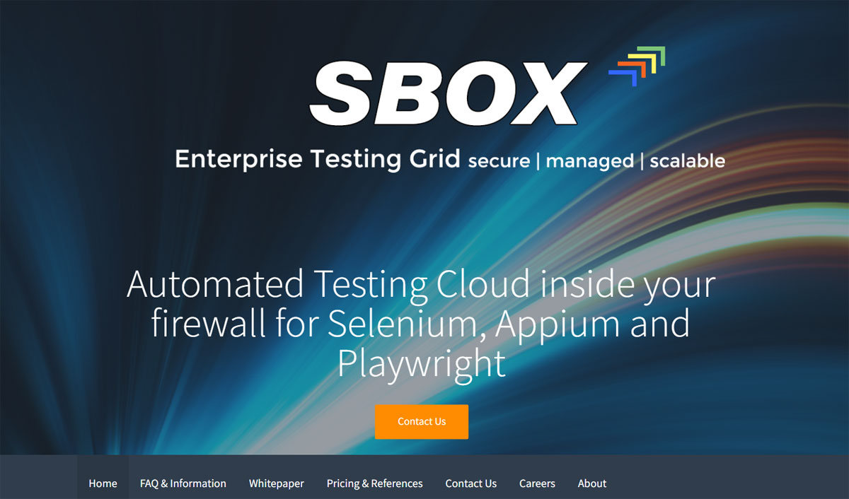 Selenium Box Testing Tool