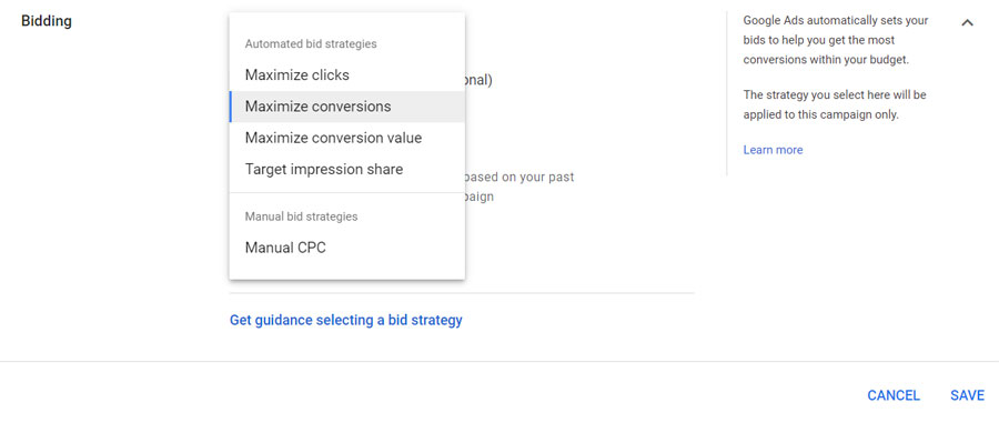 Google Ads Smart Bidding