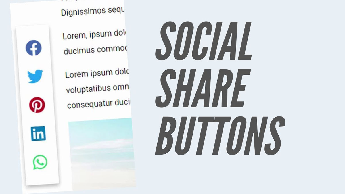 Social Share Buttons