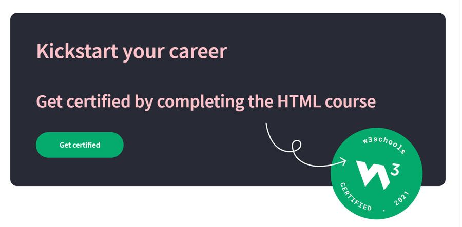 W3schools HTML Course