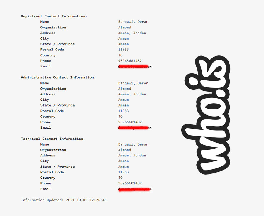 Domain Whois