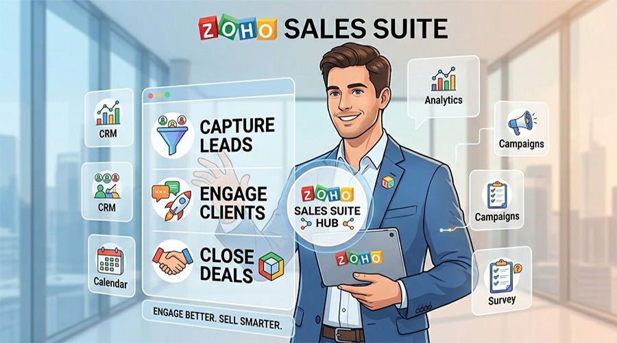 Key Applications Included in Zoho Sales Suite
