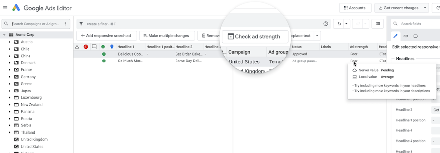 New Updates to Google Ads Editor