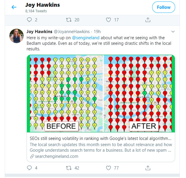 Google’s latest algorithm Update