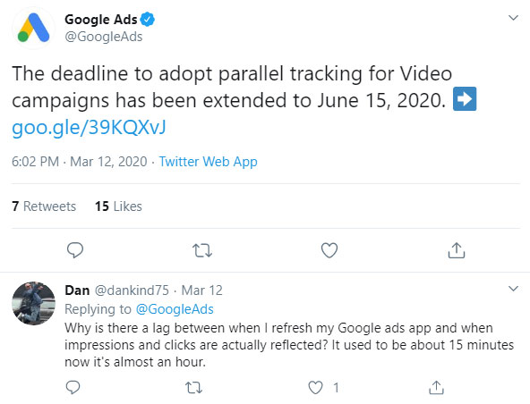Parallel Tracking for Video Campaigns