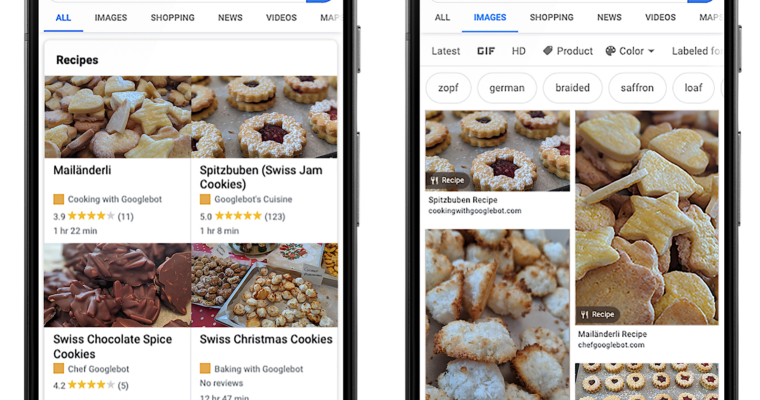 Recipe Structured Data in Google Search Console