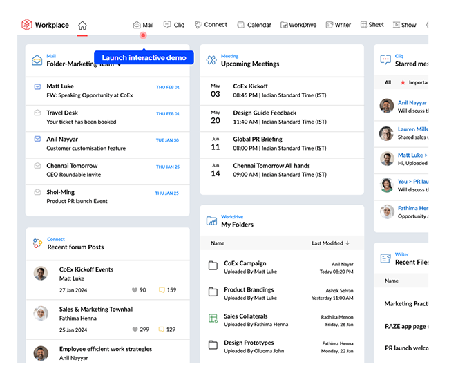 Zoho Workplace